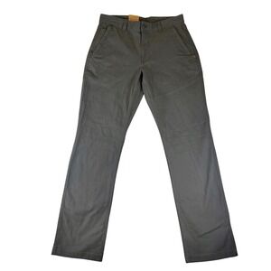Eddie Bauer Canvas Utility Pants 32x34 Gray Relaxed Fit Work Outdoor Mens